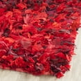 thumbnail image 6 of SAFAVIEH Rio Cassandra Confetti Polyester Shag Area Rug, Red/Multi, 8' x 8' Square, 6 of 7