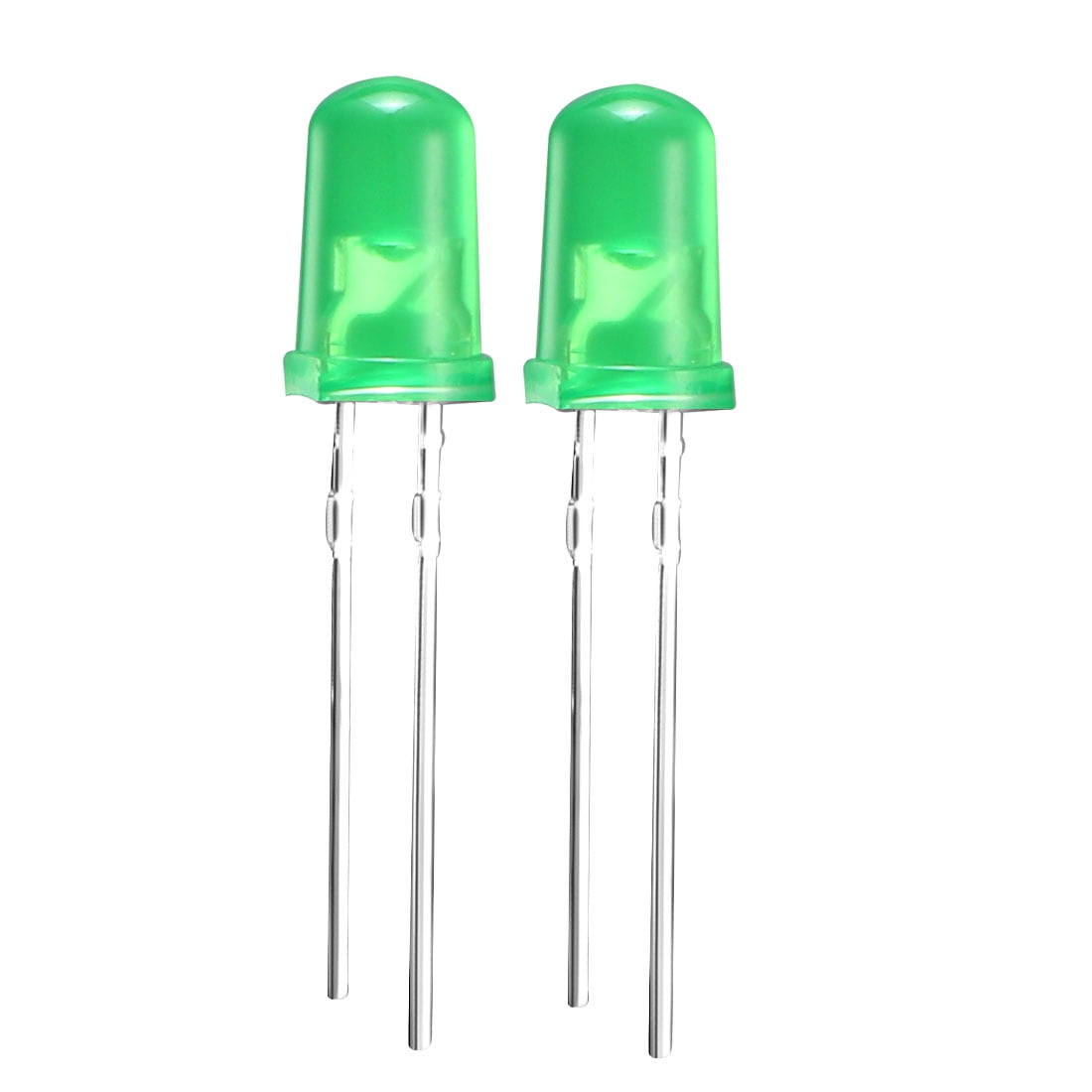10pcs 5mm Green Round LED Diode Electronic Component Emitting Light 3V