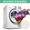 thumbnail image 6 of Colorful Tie Dye Mandala Pattern Square Tablecloth,Waterproof Square Table Cover,Wipeable Spillproof Washable Table Cover for Home Kitchen Party Decor 42"X42"(107x107cm), 6 of 6