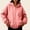 Pink hooded pullover sweatshirt women a1, variant on thefmos Women's Hooded Zip Up Pullover Sweatshirt Solid Color Long Sleeve Casual Outerwear Fashion Fall Winter Outfit, Khaki XL
