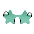 thumbnail image 2 of Gafas de sol sin montura en forma de estrella para mujeres hombres | UV400 Protección Candy Color Party Gafas • Paquete 1 de lentes finas ligeras • Atrezzo para foto de boda de festival 5,5", 2 of 5