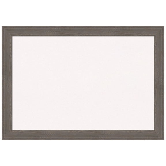 Amanti Art White Cork Board Framed Alta Brown Grey Bulletin Board 41 in. x 29 in.