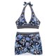 thumbnail image 5 of WILLBEST Trajes de Baño Conjunto de Traje de Baño Tankini Con Estampado Floral Para Mujer Traje de Baño de Bikini de Cintura Alta Con Falda Para Actividades Acuáticas de Verano, 5 of 8