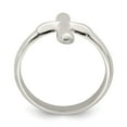 thumbnail image 2 of Sterling Silver Vertical Tiny Freeform Cross Ring, 2 of 6