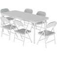thumbnail image 3 of 7 Piece Boys Girls Folding Table and Chairs Set, Activity Table and Chairs Set for Dining Room,Daycare,Classrooms, 3 of 3