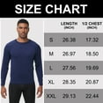 thumbnail image 6 of QPNGRP Men's 3 Pack Dry Fit Long Sleeve Athletic Shirts Workout Running Shirts Black Light Grey Navy 2XL, 6 of 8