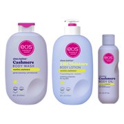 eos Shea Better 24H Moisture, Vanilla Cashmere Body Lotion, Oil, Body Wash