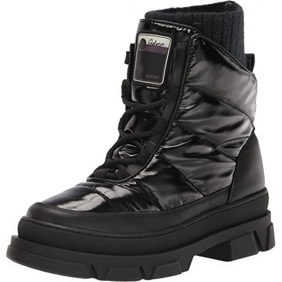 Sam Edelman Tabitha Black Leather Block Heel Rounded Toe Pull On Ankle Boots (Black, 5)