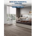 thumbnail image 4 of Bingirl 8000 BTU Portable Air Conditioner - 4-in-1: Cooling, Fan, Dehumidifier, Heater with Remote Control, 4 of 6