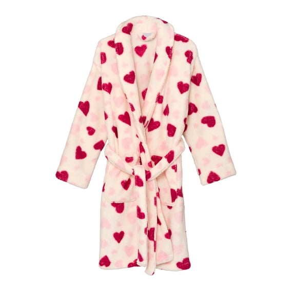 TowelSelections Women's Robe, Plush Fleece Short Spa Bathrobe
