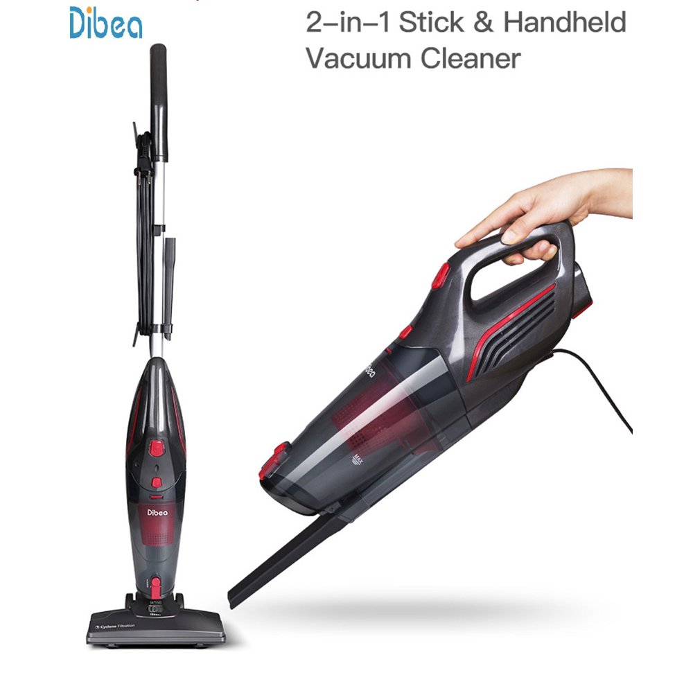 Dibea 2in1 Corded Upright Stick & Handheld Vacuum Cleaner 15Kpa