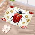 thumbnail image 5 of Ladybird Non-Slip Polyester Bath Rug, Machine Washable Area Rugs for Bathroom and Chair Rug, 5 of 6