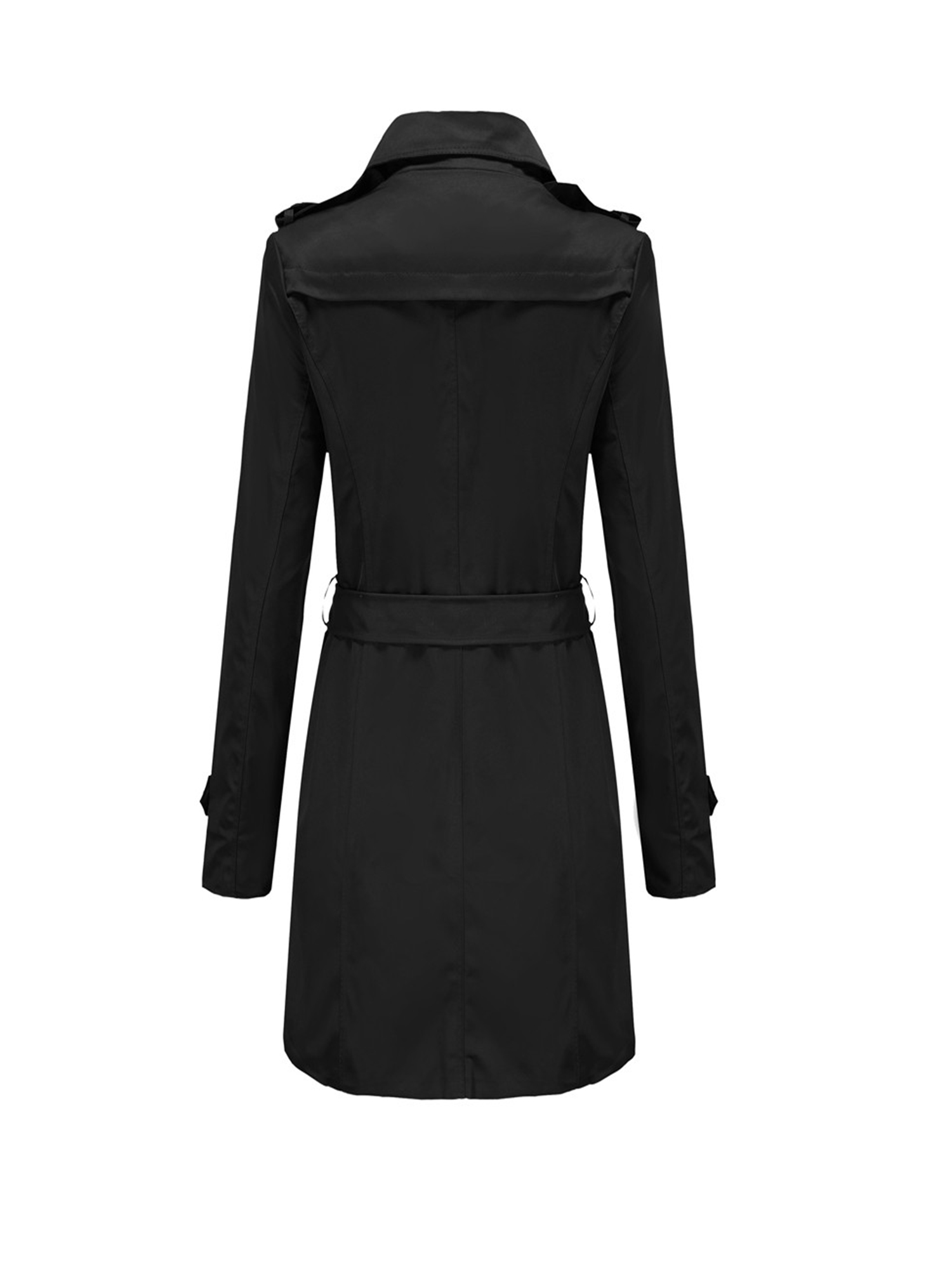 Homme Automne Pardessus Ceinture Double Boutonnage Lapel Vent Manteau ocercoat mi longue veste