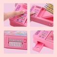 thumbnail image 3 of Estuche para lápices para niños, estuche organizador de papelería multifuncional con calculadora y lápiz, artículos lindos para niños, 3 of 5