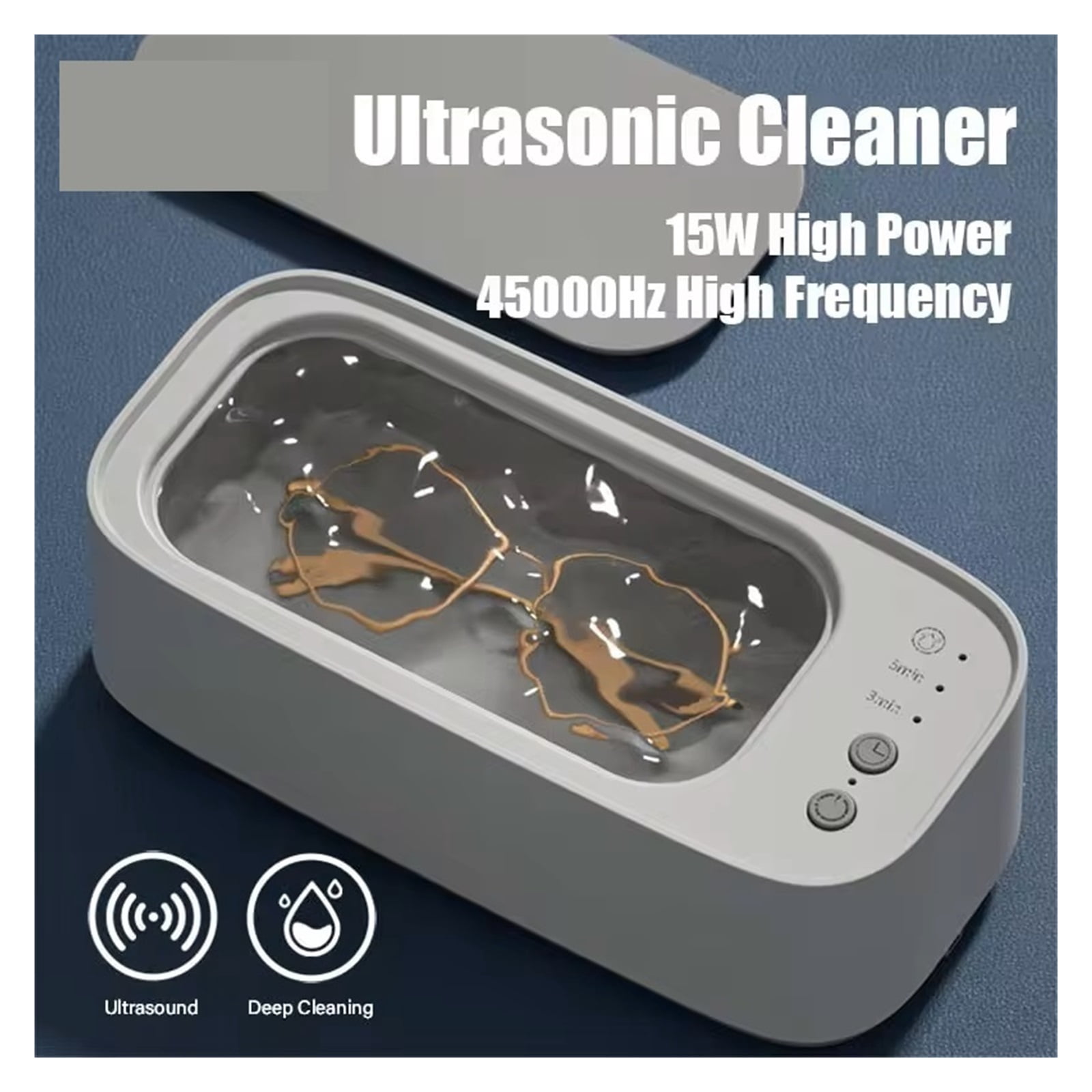 Ultrasonic Cleaner 45000H USB Rechargeable Portable High-Frequency Vibration Glasses Jewelry Cleaning Machines