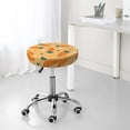 thumbnail image 4 of Uemuo Love Carrot Pattern Round Bar Stool Seat Covers Washable Stool Cushion Slipcover Elastic Bar Chair Covers-12 inch, 4 of 7