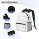 thumbnail image 3 of Disketp Airplane Mochila Ligera Clásica con Múltiples Bolsillos, Mochila Casual para Hombre y Mujer, Ideal para Escuela, Trabajo y Viajes, 3 of 6