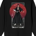 thumbnail image 4 of Bleach Renji & Snake Adult Black Crew Neck Long Sleeve Sweatshirt-Medium, 4 of 4