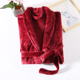 thumbnail image 1 of Otoño Invierno bata de lana Coral bata de baño extendida de manga larga ropa de casa distribuible, 1 of 5