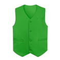 thumbnail image 1 of TOPTIE Unisex Uniform Vest for Supermarket, Hospitality & Service Work-Green-US Size S, 1 of 11
