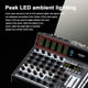 thumbnail image 3 of Mezclador de audio BOMGE 06S de 6 canales con 99 efectos DSP Bluetooth, 3 of 9