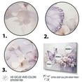 thumbnail image 3 of Designart "Purple Butterfly captivate Flight II" Animals Art Living Room Set, 3 of 5