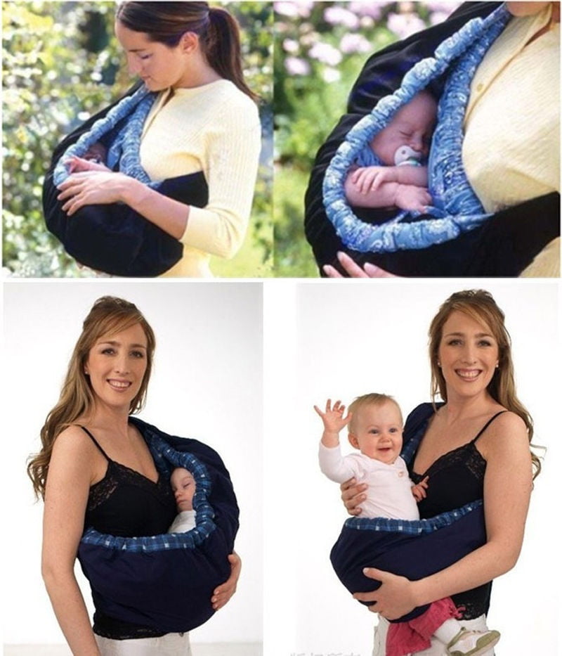 Baby Infant Newborn Adjustable Carrier Sling Wrap Rider Backpack Pouch Ring 