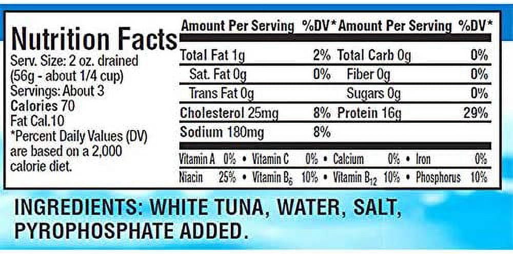 KS Superior Quality Solid White Albacore Tuna - 8 Pack, 7 oz