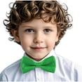 thumbnail image 4 of hengsof Nœud Papillon Classique Uni pour Garçons, Nœud Papillon Mignon pour Chemises d'Uniforme Scolaire, Parfait pour la Rentrée, 4 of 6