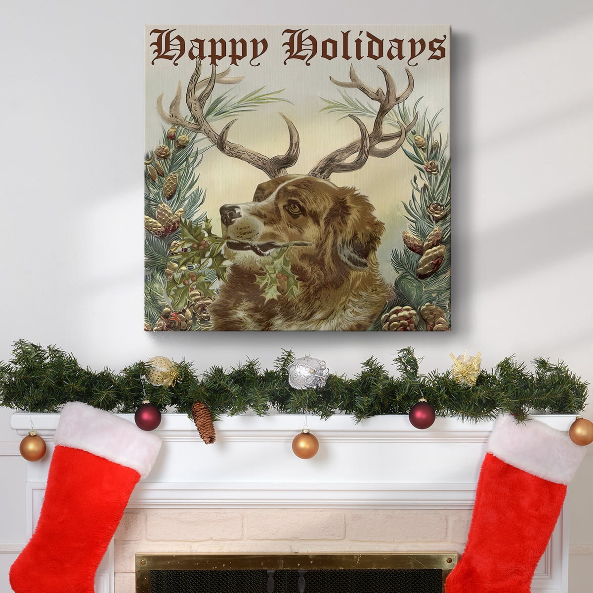 Reindog II- Gallery Wrapped Canvas