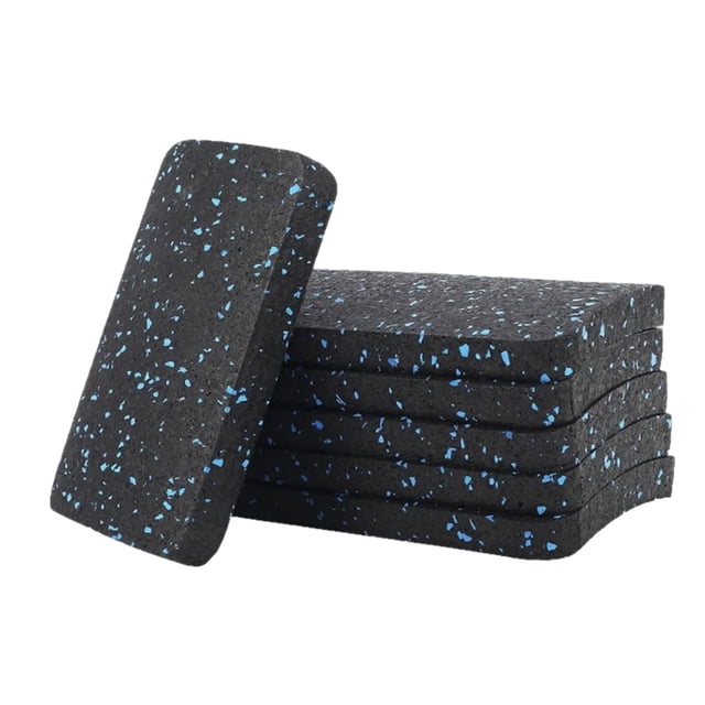 S SERENABLE Treadmill Mat Anti Vibration Pad Nonslip Floor Protection Exercise Equipment Mat 6pcs