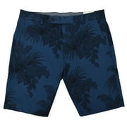 New Brooks Brothers Mens Navy Blue Floral Print 9" Chino Bermuda Shorts 37W 8522-3