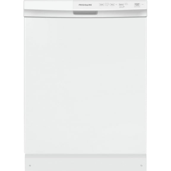 Frigidaire FFCD2413UW 24" Built-In Dishwasher, Front Control, White