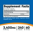 thumbnail image 5 of Nutricost Beta-Alanine Supplement Capsules 3400mg, 240 Capsules (60 Servings), 5 of 5