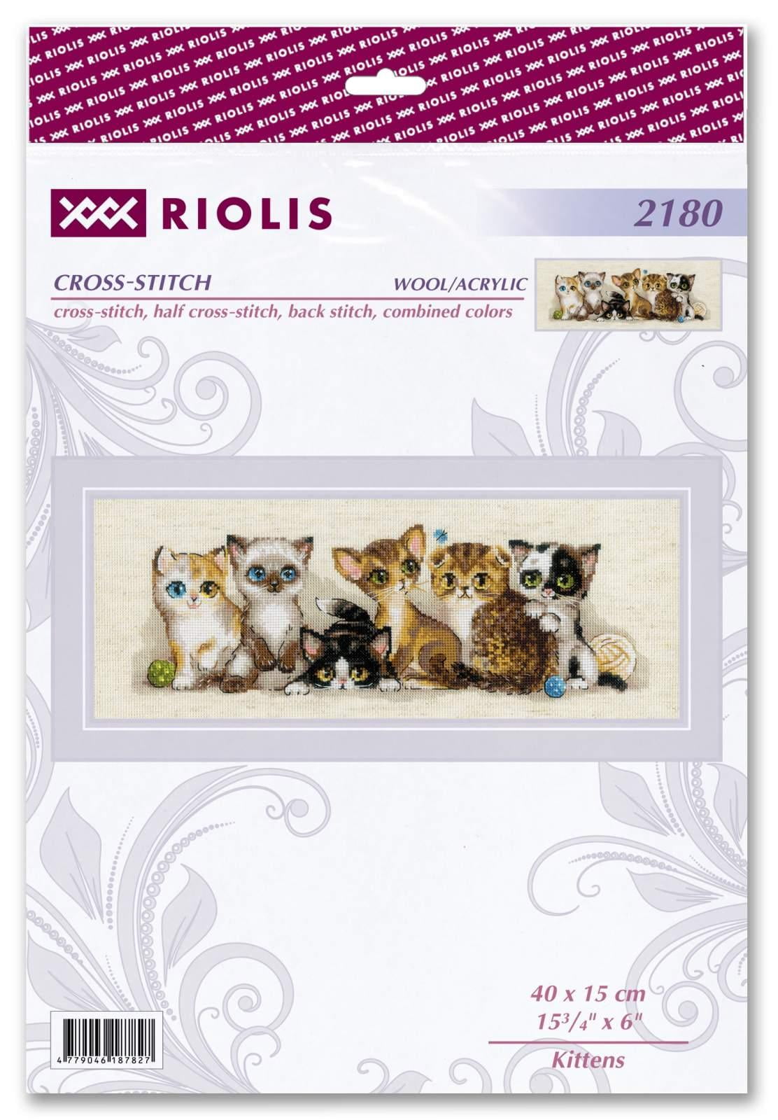 RIOLIS® Kittens Counted Cross-Stitch Kit