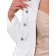 thumbnail image 5 of Abrigo de piel sintética elegante INSPIRE CHIC para mujer, chaqueta corta de botones a presión para bodas de invierno, suave y esponjosa, color blanco, 5 of 6