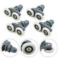 thumbnail image 3 of 4x Twin Bathroom Shower Door Roller Runner Wheels Sliders 19/23/25/27mm Dia, 3 of 4