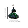 thumbnail image 3 of Bfogop Halloween Hanging Witch Skeleton Ornaments, Halloween Pumpkin Witch Spooky Glitter Halloween Ghosts Hanging Figurines for Halloweenfor Home Decor Tree Ornament Decorations, 3 of 6