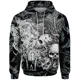 thumbnail image 2 of Sudadera con capucha de otoño para hombre, sudadera con estampado de calavera de diablo, ropa para hombre, sudadera con capucha holgada informal, ropa Y2k, sudaderas para hombre, 2 of 5