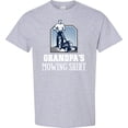 thumbnail image 3 of Inktastic Grandpa Funny Lawn Mowing T-Shirt, 3 of 5