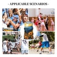 thumbnail image 6 of Sikiie Elegant Sunset Sunflower Basketball Jersey Reversible Men's Mesh Athletic Sports Shirts Training Practice S-4XLMedium, 6 of 6