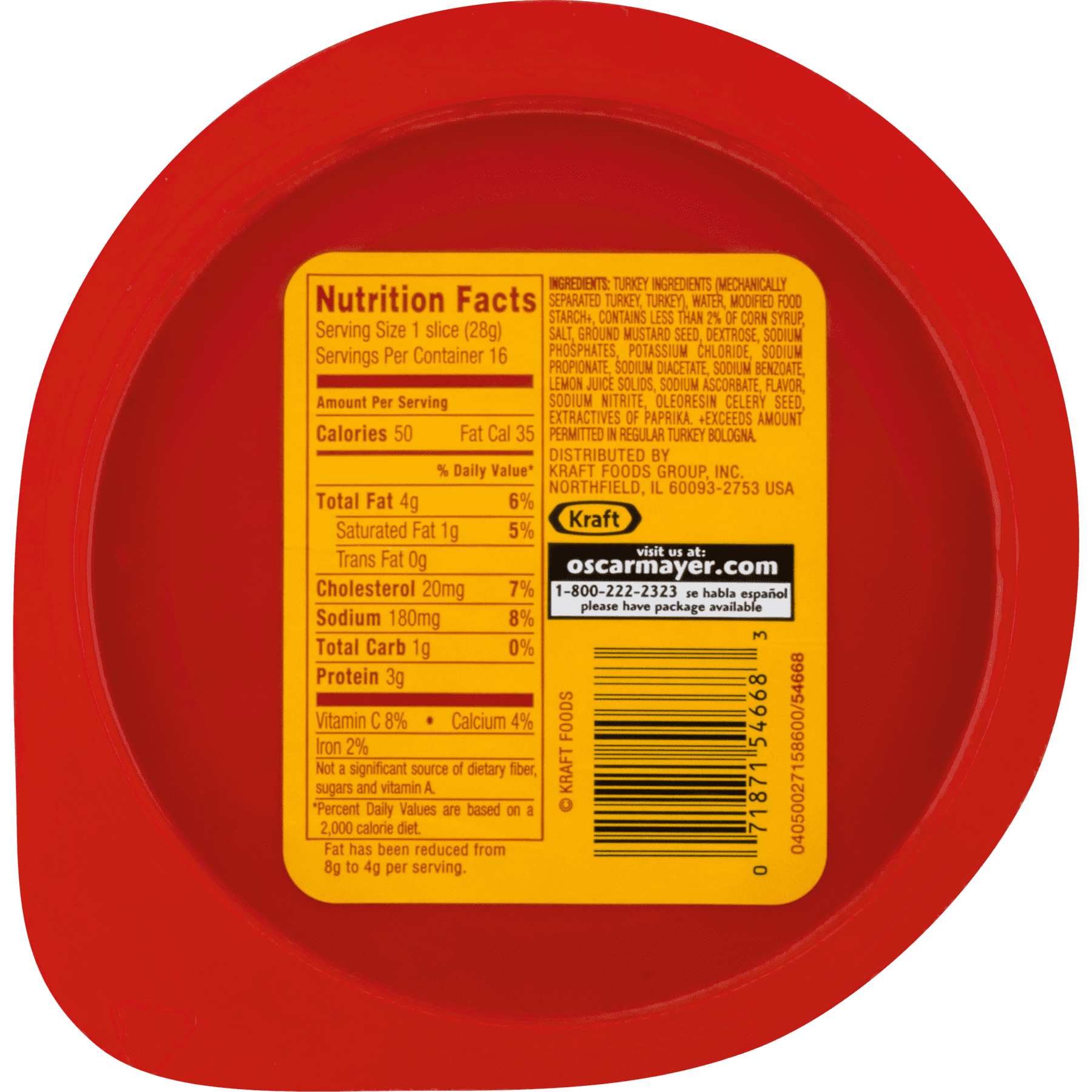 Oscar Mayer Turkey Bologna Nutrition Information Besto Blog