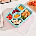 thumbnail image 6 of SPOORYYO Six compartment lunch box with lid for food separation snack fruit dry fruit preservation meal prep, 6 of 6