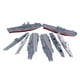 thumbnail image 3 of Kit de modelo de portaaviones 4D de 8 piezas para construir, modelo ensamblado, kits de construcción de buques de para niños, escenas de mesa,, 3 of 10