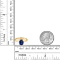 thumbnail image 3 of Gem Stone King 18K Yellow Gold Plated Silver Blue Created Sapphire Solitaire Engagement Ring for Women (2.30 Cttw, Oval 9X7MM, Gemstone September Birthstone, Available in Size 5, 6, 7, 8, 9), 3 of 4