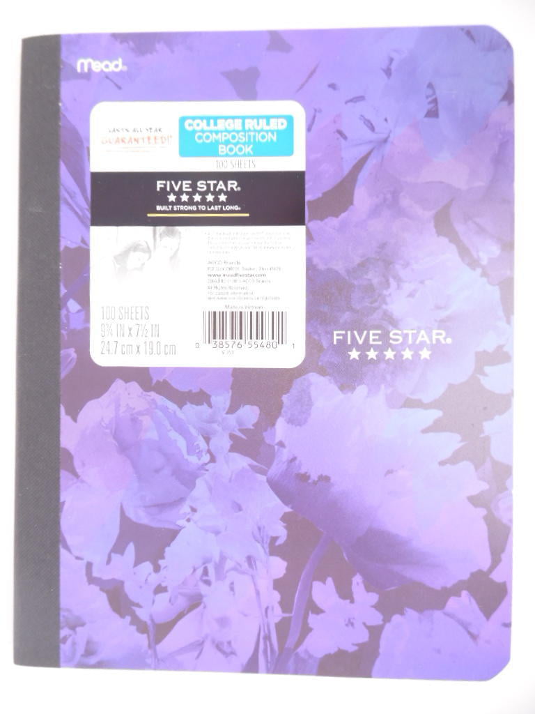 NEW Mead Composition Notebook College Ruled 100 Sheets 12 Pack 72938 