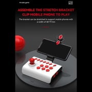 lanema Game Joystick Rocker BT Wire Connection Arcade Console Fighting Controller for Switchs Game Controller Board