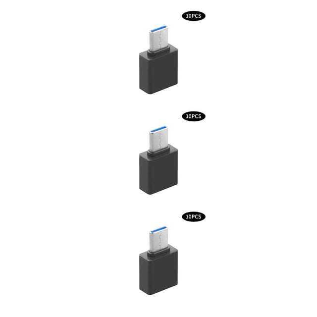 Sidaley Adaptador tipo c a USB Teléfono móvil Mini convertidor tipo c Transmisión de datos rápida Adaptador OTG 10pcs Type1 NO1