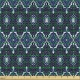 thumbnail image 2 of Ambesonne Modern Boho Fabric by the Yard Upholstery, Oriental Pattern Design, 1 Yard, Navy Blue Dark Grey Black, 2 of 5
