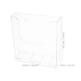 thumbnail image 4 of 2 expositores de pared para folletos de oficina, tamaño A5, de acrílico transparente, para revistas y folletos, 4 of 7